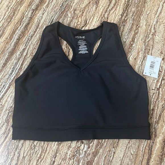 Natori Tops - Josie Natori Women's Active Solstice V-neck Cropped Top